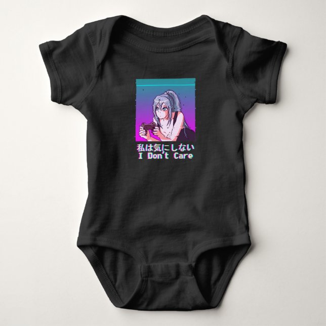 Body Vaporwave Japon Mode Triste Jeu Anime Girl (Devant)