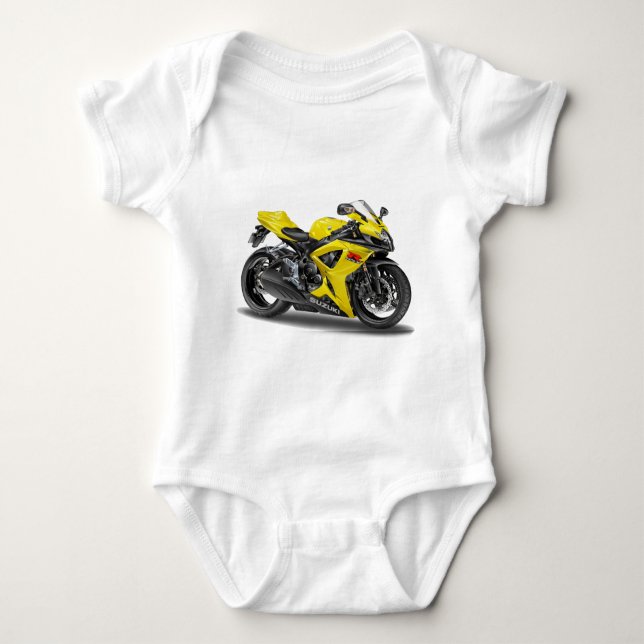 Body Vélo jaune de Suzuki GSX-R600 (Devant)