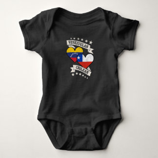 Body Venezuela Chili Drapeaux cardiaques Venezuela Chil
