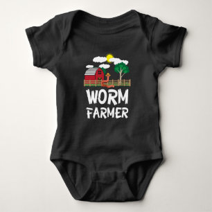 Body Ver de ferme compostant l'agriculture - cadeau
