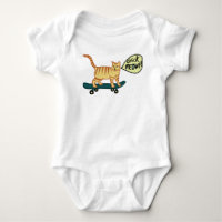 Vérifier Meowt Punny Skateboard Tabby Cat