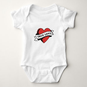 Body Véritable amour Tatouage Coeur Design romantique