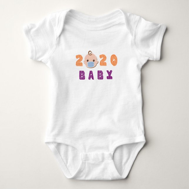 Body Vêtement bébé 2020 - Tee-shirt personnalisable ave (Devant)