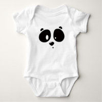 Vêtement bébé panda minimaliste mignon