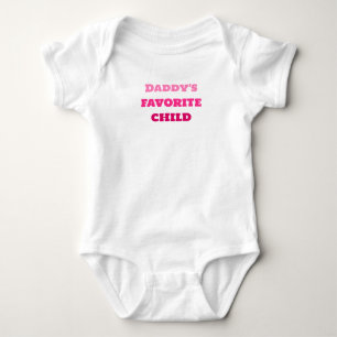 Body Vêtement bébé une pièce rose, enfant préféré de pa