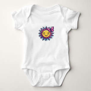 Body Vêtement de rue graphique soleil et papillon en pi