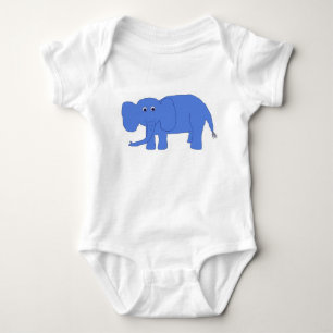 Body Vêtements Blue Baby Elephant