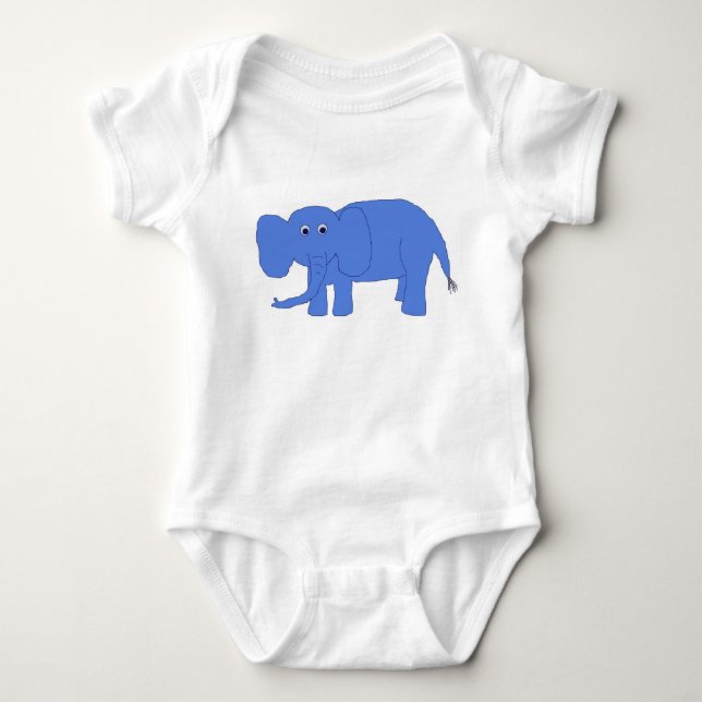 Body Vêtements Blue Baby Elephant (Devant)