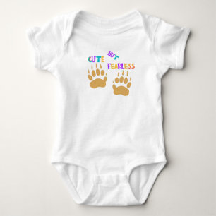 Body Vêtements de bébé en bodysuits 'Cute But Fearless