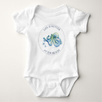 Vêtements de bébé garçon pieuvre bleue mignonne