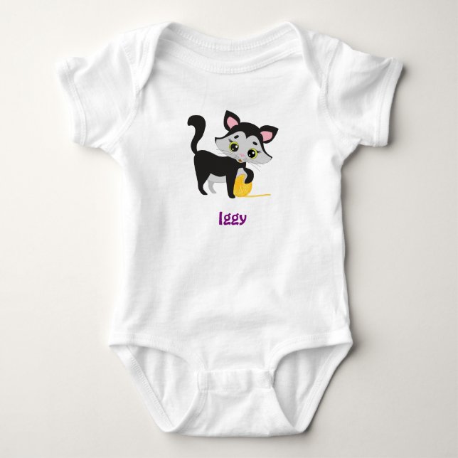 Body vêtements de nom de bébé garçon IG GY mignon drôle (Devant)