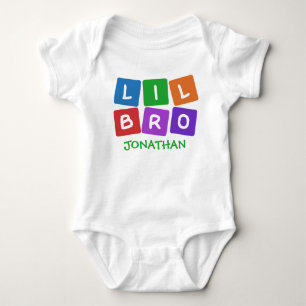 Body Vêtements de nom personnalisé Little Bro