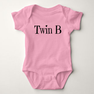 Body Vêtements jumeaux de bébé - équipement jumel de B