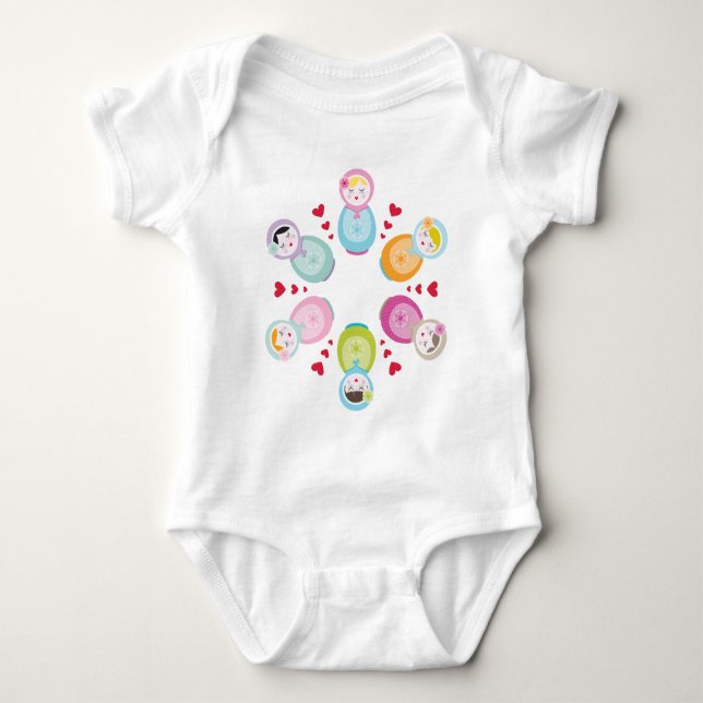 Body VÊTEMENTS :: poupées babushka - mandala (Devant)