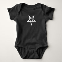 Vêtements pour bébés Goth - Pentagramme