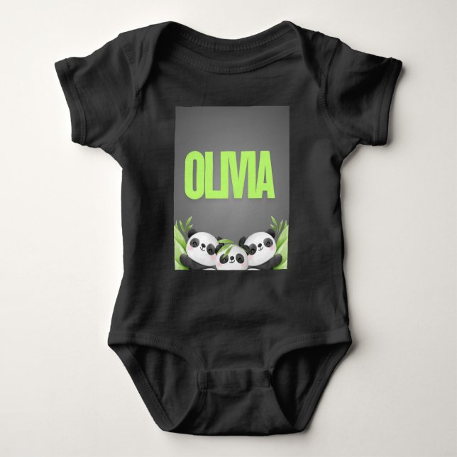 Body Vêtements Pour Enfants Personnalisés - Nom Personn (Devant)