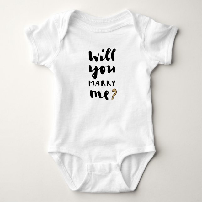 Body Veux-tu m'épouser en costume de bébé ? (Devant)