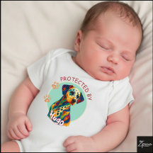 Vibrant Swirl Quilled Dalmatian Dog Portrait