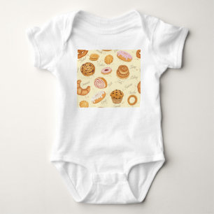 Body Viennoiseries Assorties : Motif sans Seamless Savo