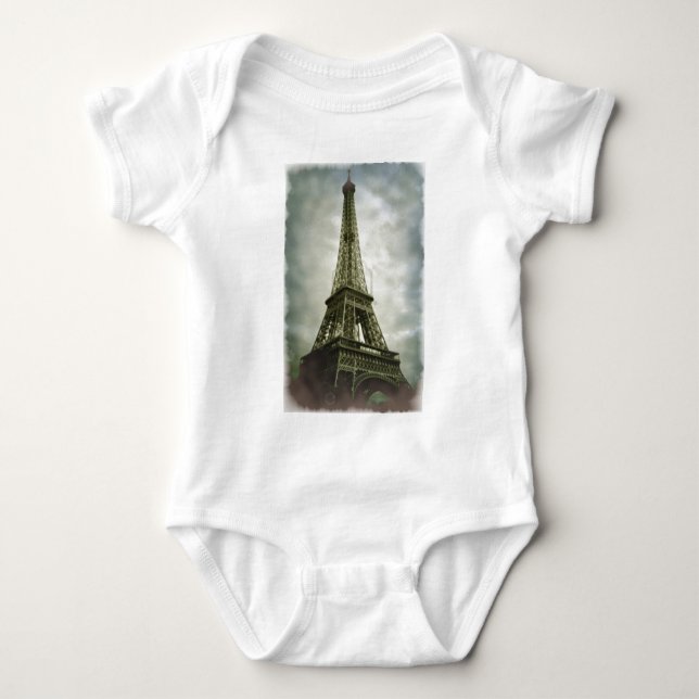 Body Vieux effet photo Tour Eiffel Paris (Devant)