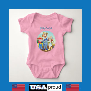 Body Vieux MacDonald's 🐮 mignon Monogramme de famille 