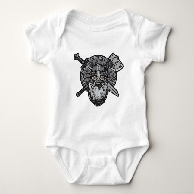 Body viking homme germanique norse raide (Devant)