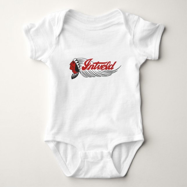 Body Vintage Motorcycle Logo White  (Devant)