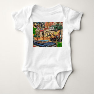 Body Vintage Route 66, affiche nostalgique.