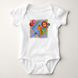 Body Vintage Safari Animals Baby Bodysuit