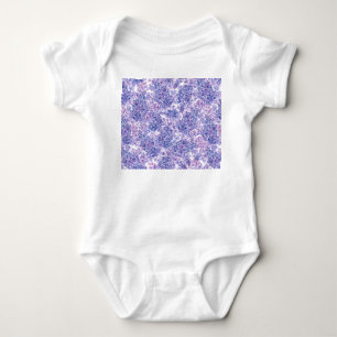 Body Violette aquarelle fleurs lilas