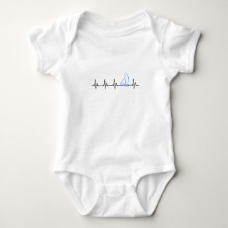 Body Voile Heartbeat Funny Sailboat