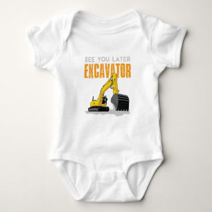 Body Voir Plus Tard Excavateur Enfants Garçon