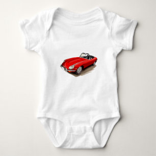 Body Voiture de rouge de Jaguar XKE