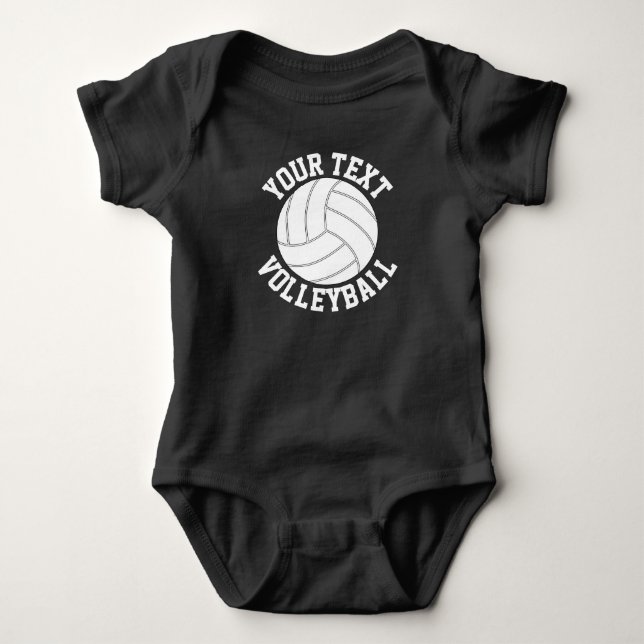 Body Volleyball Baby Team, Nom du joueur et Numéro Jers (Devant)