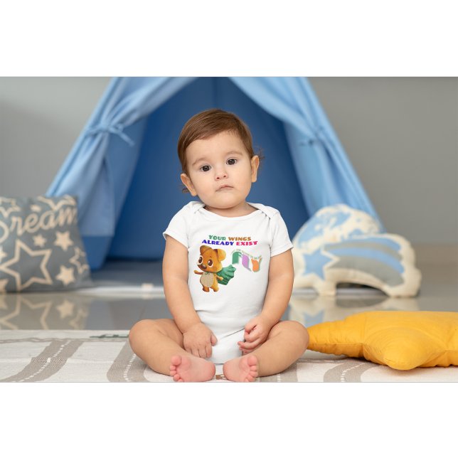 Body Vous Avez Des Ailes Juste Voler Un Petit Chien Ins (Créateur téléchargé)