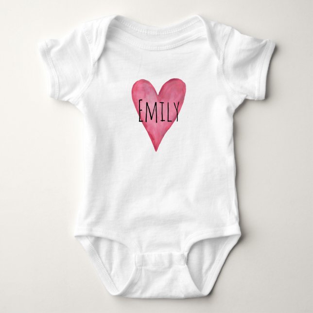 Body Vous êtes Loved Personnalisable Baby bio Bodysuit (Devant)