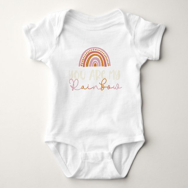 Body Vous êtes mon T-shirt Rainbow Baby (Devant)