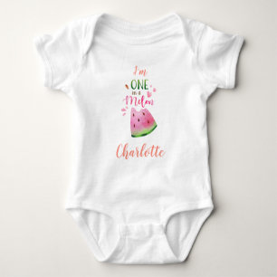 Body Watermelon baby bodysuite Un dans une fille melon