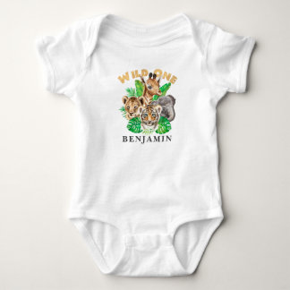 Body Wild One 1er anniversaire Jungle Baby