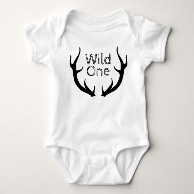 Body Wild One Deer Antlers 1er anniversaire (Devant)