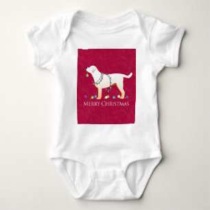 Body Yellow Labrador Retriever Joyeux Noël Design