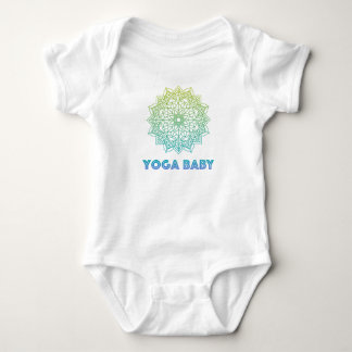 Body Yoga Baby bodysuit avec mandala vert