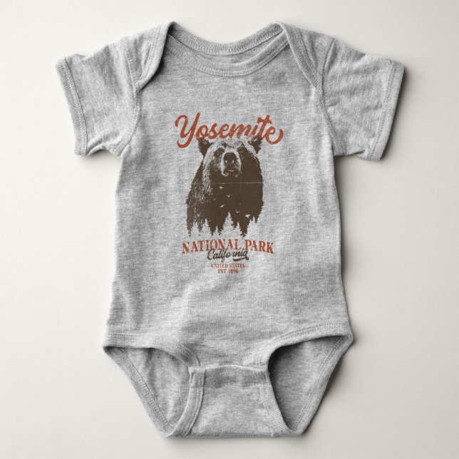 Body Yosemite Grizzly Bear California National Park (Devant)