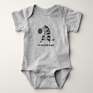 Body Zèbre mignon : J'ai gagné mes rayures !
