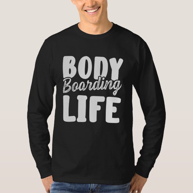 Bodyboard Bodyboarder 45 T-Shirt (Vorderseite)