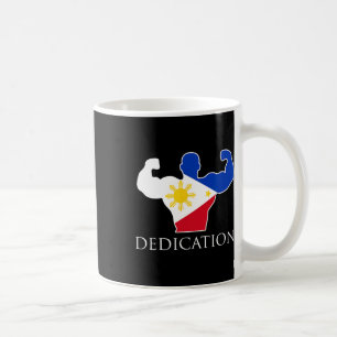 Bodybuilde der philippinischen Flagge Kaffeetasse