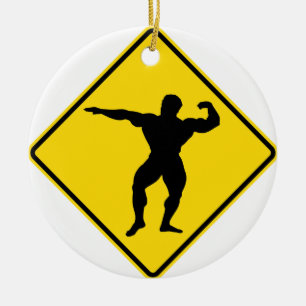"Bodybuilder 1" Entwurf Keramikornament