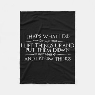 Bodybuilder-Geschenke - Funny Weightlifter und Bod Fleecedecke