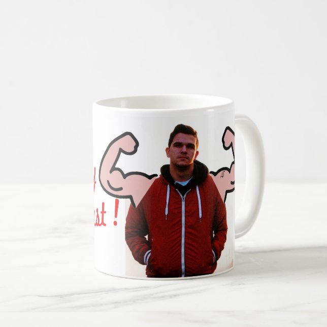 Bodybuilder Muscles Sport-Fitness - IHR Foto - Kaffeetasse (VorderseiteRechts)