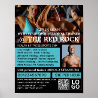 Bodybuilder, Personal Trainer, Gymnastikwerbung